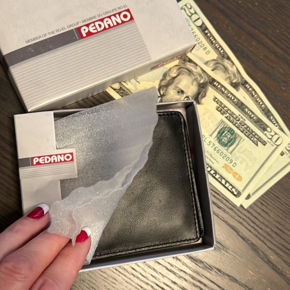 Pedano Men’s Wallet, genuine leather in black soft as butter! - Picture 7 of 8
